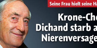 Dichand starb an Nierenversagen