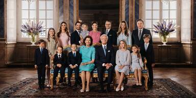 Die schwedischen K&ouml;nigsfamilie