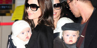 Erster Auftritt: So süß sind die Brangelina-Babys!