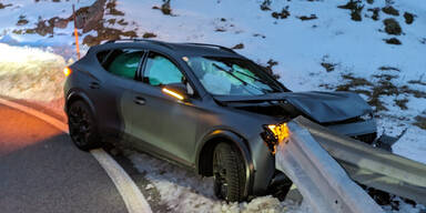 Autodieb baute Unfall