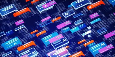 Digitalisierung AI Chat Icons