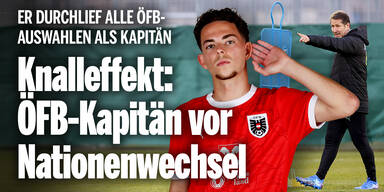 Knalleffekt: ÖFB-Kapitän vor Nationenwechsel