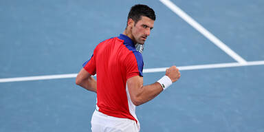Novak Djokovic bei den Olympischen Sommerspielen 2020