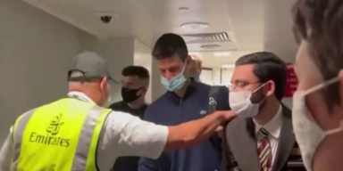 Djokovic gelandet cnn