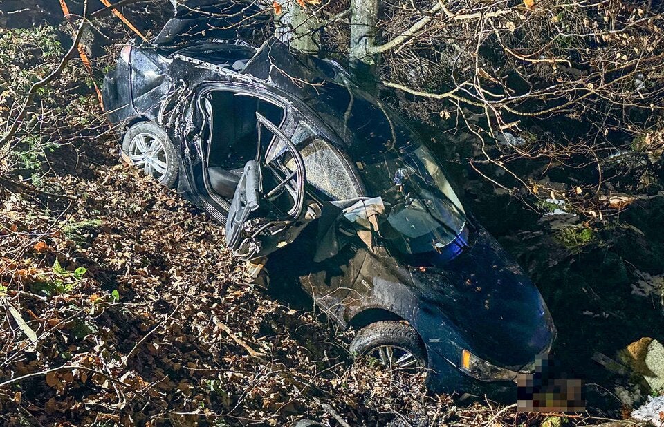 Unfall fünf Jugendliche Waldstück