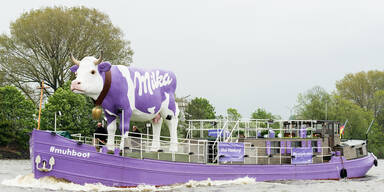 Lila Kuh in Sicht! | Das Muhboot kommt wieder zum Donauinselfest