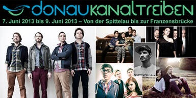 Buntes Treiben am Donaukanal