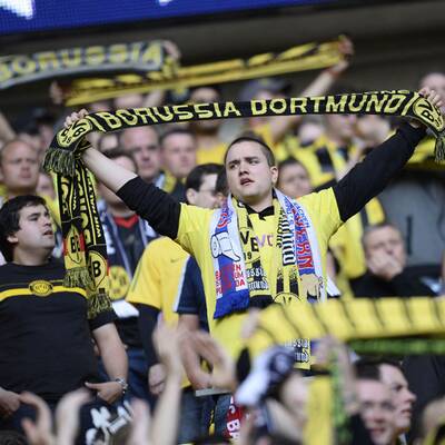  Bayern gegen Dortmund. Das Finale der Champions League in Wembley.