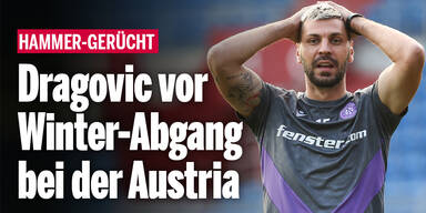Transfer-Hammer: Dragovic vor Winter-Abgang bei der Austria