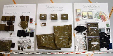 Schlag gegen Drogenkriminalit&auml;t in Graz und Wien