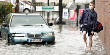 Hochwasser in Dublin: Zwei Tote