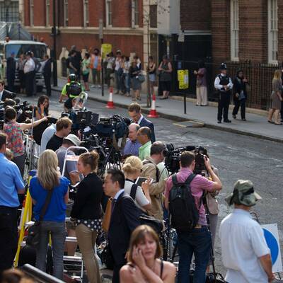 Medienrummel in London