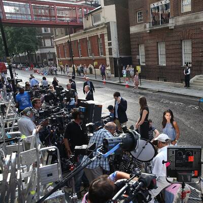 Medienrummel in London