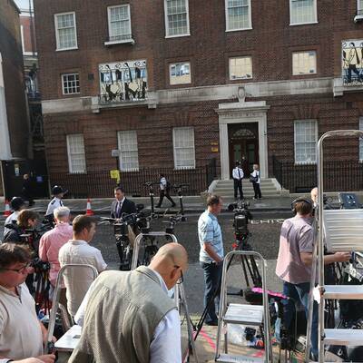 Medienrummel in London