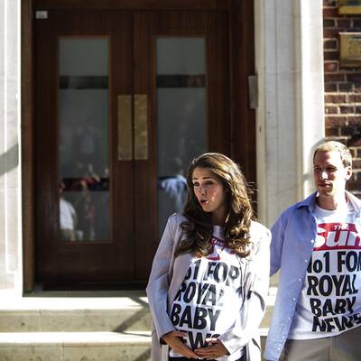 Medienrummel in London