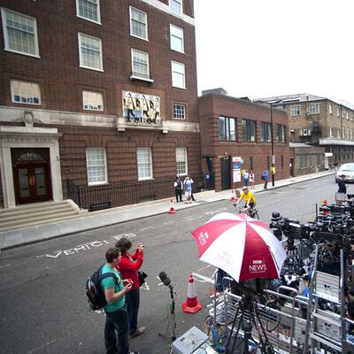 Medienrummel in London