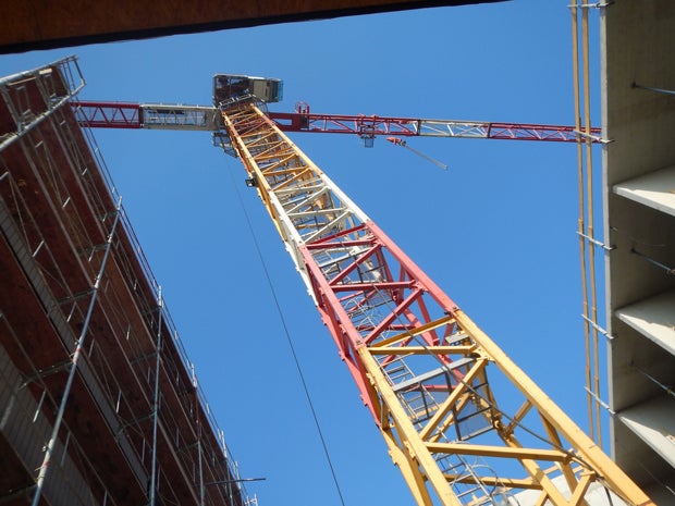 Toter Kranführer (62) aus 40 Meter Höhe geborgen