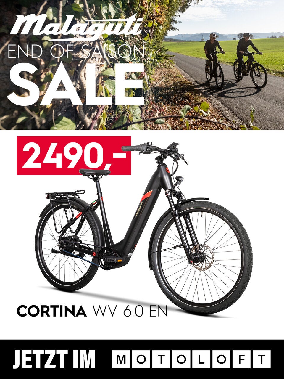 Gewinnen Sie ein TOP eBike von Malaguti im Wert von fast 4.000€