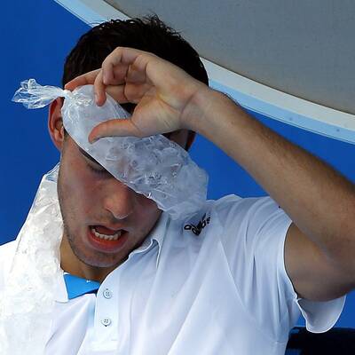  Die Hitze-Fotos von den Australian Open