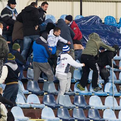 Fan-Ausschreitungen in Bratislava