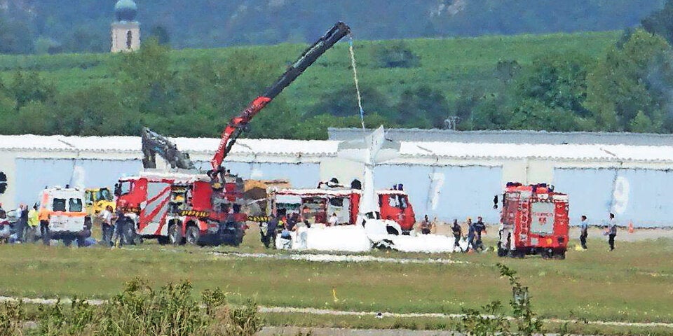 BAd Vöslau Absturz Flugzeug