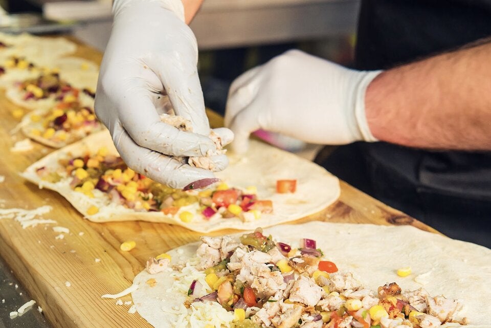 Alle Speisen werden frisch vor Ort zubereitet.