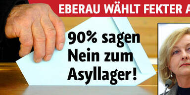 Eberau: 90,14 Prozent gegen Asyllager