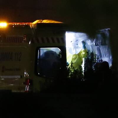 Erste Ebola-Infektion in Europa. 