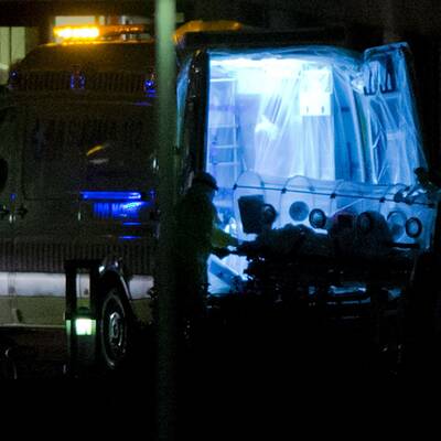 Erste Ebola-Infektion in Europa. 