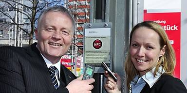 Eder und Andrae pr&auml;sentieren NFC-L&ouml;sung