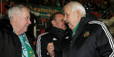 So trauert Rapid um Ehrenpr&auml;sident Edlinger