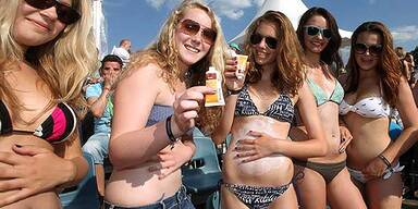 Weltrekord im Massen-Eincremen