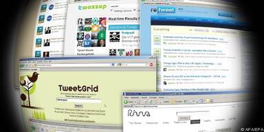 Eine F&uuml;lle an Diensten erleichtert die Tweet-Suche