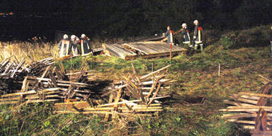 60-J&auml;hrige wurde unter Holzh&uuml;tte begraben