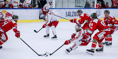 Eishockey: S&uuml;dtirol verteidigte Rang eins mit Sieg in Salzburg