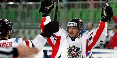 Eishockey: &Ouml;sterreich gewinnt WM-Auftaktspiel