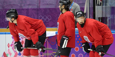 ÖEHV-Cracks absolvieren erste Sotschi-Einheit