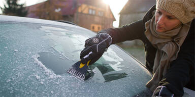 Eiskratzen Winter Eis Frost