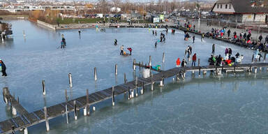 Eislaufen Neusiedlersee