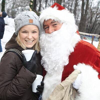 Die Promis hatten sichtlich Spaß