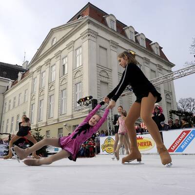 Die Promis hatten sichtlich Spaß