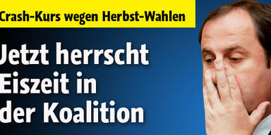 Eiszeit in der Koalition: ÖVP unter Druck