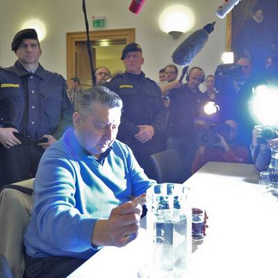 Helmut Elsner bei seinem Prozess vor dem OGH