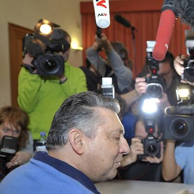 Helmut Elsner bei seinem Prozess vor dem OGH