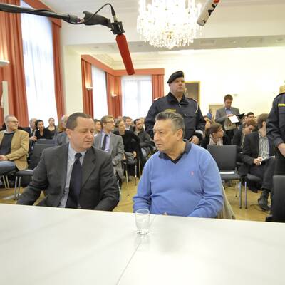 Helmut Elsner bei seinem Prozess vor dem OGH