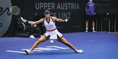 Emma Raducanu spielte bereits in Linz