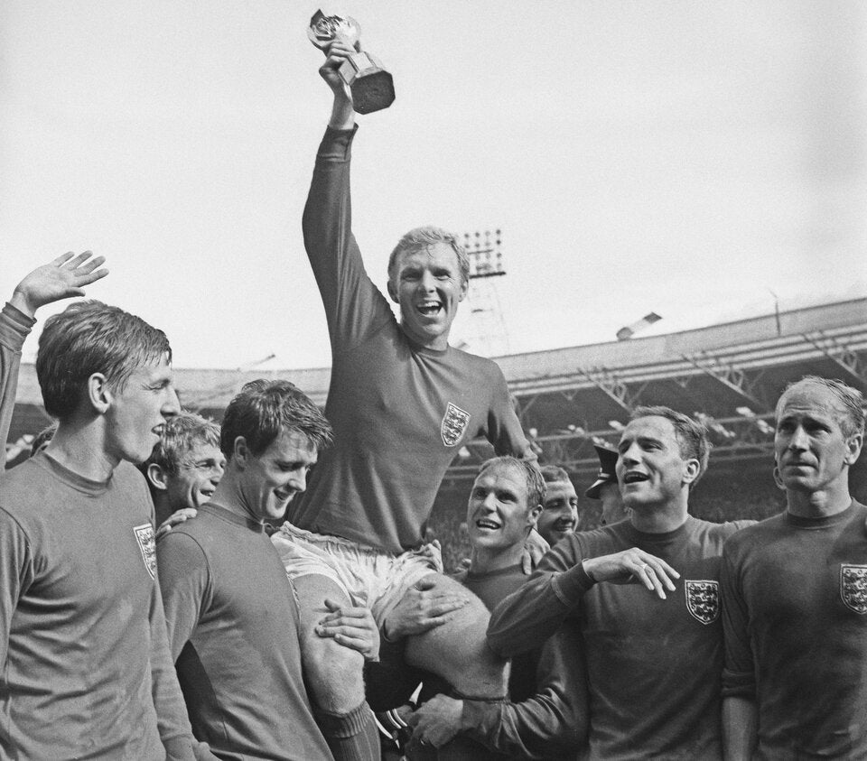 England jubelt über den Gewinn der Weltmeisterschaft 1966