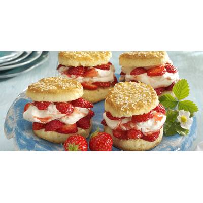 Erdbeer-Burger