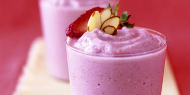 Erdbeer-Mandel-Smoothie