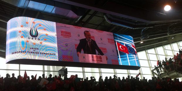 Erdogan in Wien: Randale und Skandale